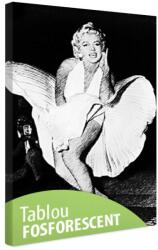  Tablou fosforescent Marilyn 52 cm x 90 cm