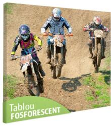 Tablou fosforescent Motociclism 80 cm x 80 cm