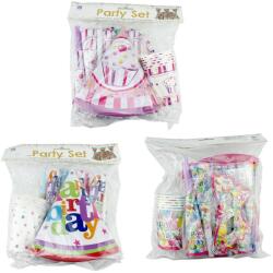  Set accesorii Happy Birthday party, 36 piese multicolore, diverse modele