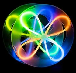  Jucarie Frisbee disc zburator luminescent glow, 19 cm, ABS