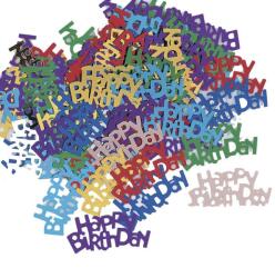  Confetti Happy Birthday Party, multicolore, punga 20 g Happy Birthday