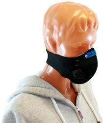 Pro Cart Masca protectie anti-praf, filtre inlocuibile, 53 x 15cm, negru