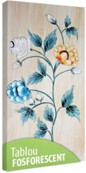  Tablou fosforescent Design floral 40 cm x 20 cm