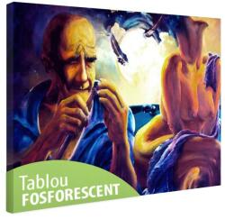 Tablou fosforescent Biliard 60 cm x 40 cm