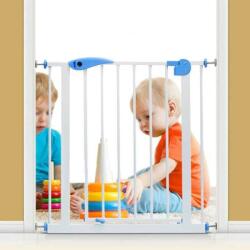 Procart Poarta siguranta pentru copii, metalica, deschidere dubla, reglabila 75-85 cm, protectie scari