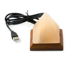  Mini lampa de sare USB multicolora Piramida