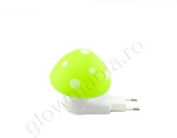  Lampa de veghe cu senzor - forma ciuperca Verde