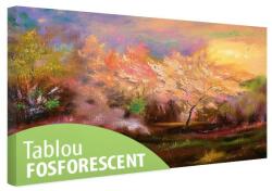 Tablou fosforescent Zi innorata 40 cm x 20 cm