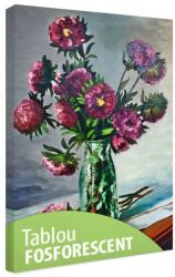 Tablou fosforescent Flori intr-o sticla 120 cm x 80 cm