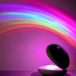 ProCart Proiector LED Rainbow, efect curcubeu, 3 moduri iluminare, temporizator, oprire automata, alb