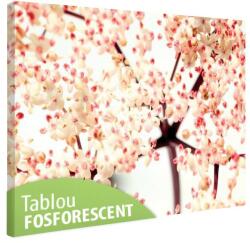 Tablou fosforescent Flori de soc 52 cm x 90 cm