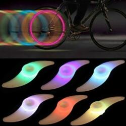  Lumina LED multicolora pentru spita bicicleta, 3 moduri iluminare