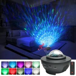 ProCart Proiector LED RGB Starry Galaxy, Bluetooth, difuzor muzical, control telecomanda, timer