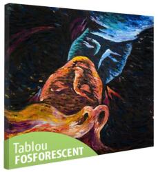  Tablou fosforescent Sarut 30 cm x 30 cm