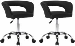 vidaXL 2 buc negru 283553