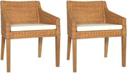 vidaXL 2 buc maro deschis 325495