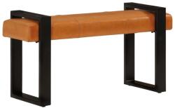 vidaXL Bancă 110 cm negru 342210