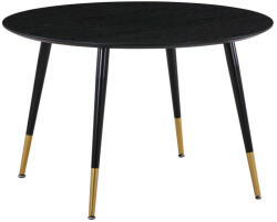  Asztal Dallas 104 (Fekete + Sárgaréz)