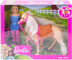 Mattel Barbie - papusa si cal (FXH13)