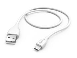 Hama Cablu de Alimentare Hama USB-A Micro USB Alb (201587)
