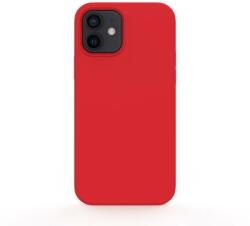 Lemontti Husa Protectie Spate Lemontti Liquid Silicon iPhone 12 / 12 Pro Red (LEMCLSXIIPRD)