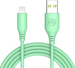 Tellur Cablu silicon Tellur USB la Lightning 3A 1m Verde (TLL155398)