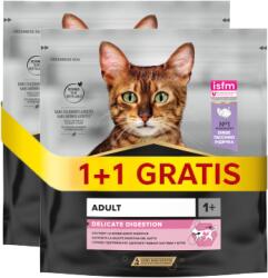 PRO PLAN PRO PLAN Delicate Digestion Hrana bogata de curcan pentru pisici 400+400g GRATUIT
