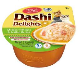 Inaba Foods Cat Dashi Delights mancare pisici 70 g pui, ton si scoici