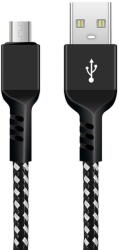 Maclean Cablu micro USB Maclean, suport pentru încărcare rapidă 2, 4 A, transfer de date, 5 V/2, 4 A, negru, lungime 2 m, MCE483 (MCE483) - vexio