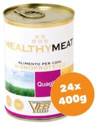 Healthy Meat fürj 95% monoproteines paté felnőtt kutyáknak 24x400g