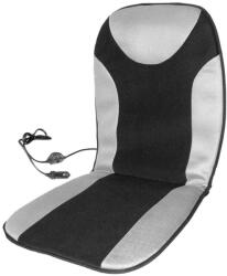 COMPASS Husă de scaun încălzită cu termostat 12V gri/neagră (CP0197)