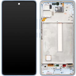 Samsung Piese si componente Display - Touchscreen Samsung Galaxy A53 5G A536, Cu Rama, Albastru, Service Pack GH82-28024C (GH97-28025C) - vexio