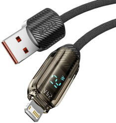 Toocki Charging Cable A-L, 1m, 12W (Black) (33721) - vexio