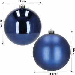 SPRINGOS Karácsonyfa gömbök 15 cm 2 db (CA1180)