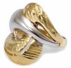 Ékszershop Mintás bicolor arany gyűrű (1160445)