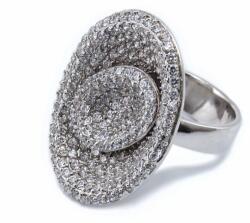 Ékszershop Köves ovál ezüst gyűrű (2129791)