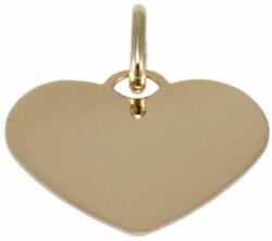 Ékszershop Fényes arany szív medál (1266413)