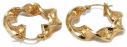 Ékszershop Görög mintás csavart arany karika fülbevaló (1247943)