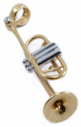Ékszershop Bicolor arany trombita medál (1154434)