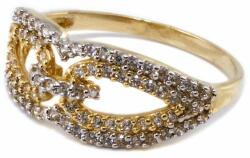 Ékszershop Áttört köves arany gyűrű (1204879)