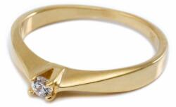 Ékszershop Köves arany eljegyzési gyűrű (1125816)