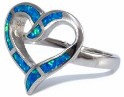 Ékszershop Opál köves szív ezüst gyűrű (2150734)