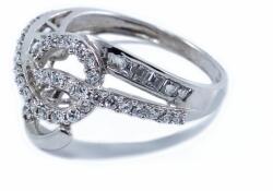 Ékszershop Fehérarany cirkónia köves női gyűrű (1087999)