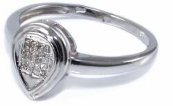 Ékszershop Gyémánt köves fehérarany gyűrű (1061656)