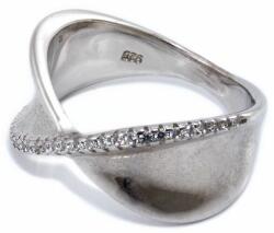 Ékszershop Köves hullámos ezüst gyűrű (2135037)