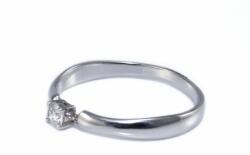 Ékszershop Gyémánt köves fehérarany eljegyzési gyűrű (1236611)