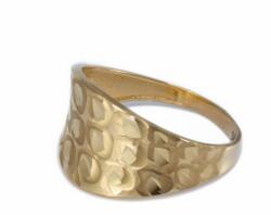 Ékszershop Vésett és matt arany fantáziagyűrű (1240738)