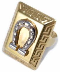 Ékszershop Bicolor koporsós patkós arany pecsétgyűrű (1231857)