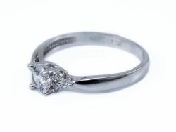 Ékszershop Köves fehérarany eljegyzési gyűrű (SZ29FA) - ekszershop - 115 710 Ft