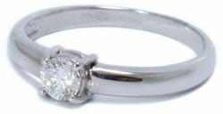 Ékszershop Fehérarany gyémántköves szoliter gyűrű (1208586)